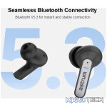 ET360 True Wireless Bluetooth Earbuds - Black - Image 3